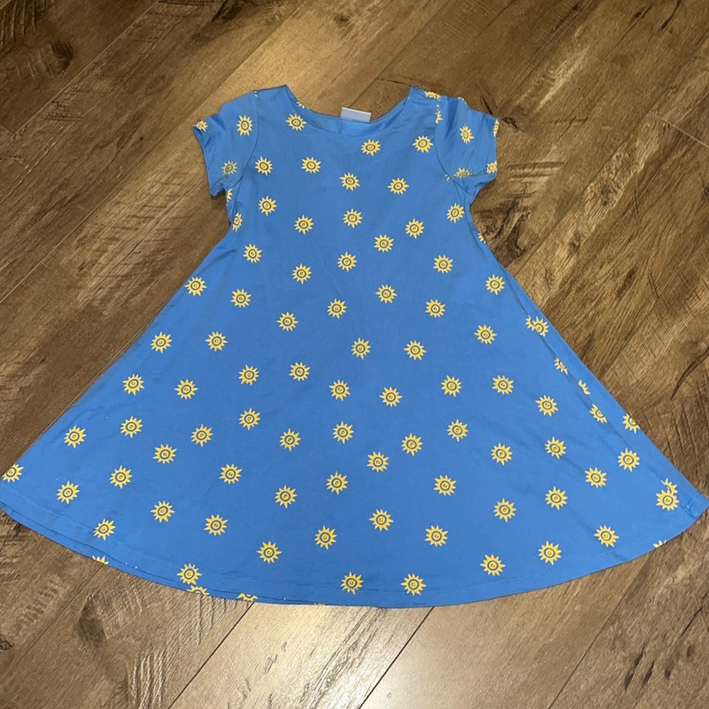 HANNA ANDERSSON "SUNSHINE" SUN DRESS SIZE 8